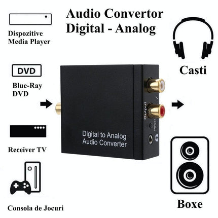 Convertor Audio Digital Analog + Jack