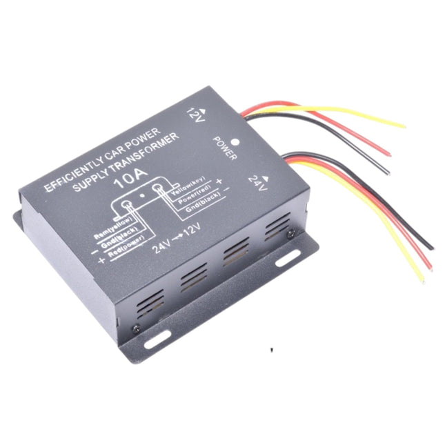 Convertor tensiune auto DC / 10A 24V 12V - Alimentare si incarcare