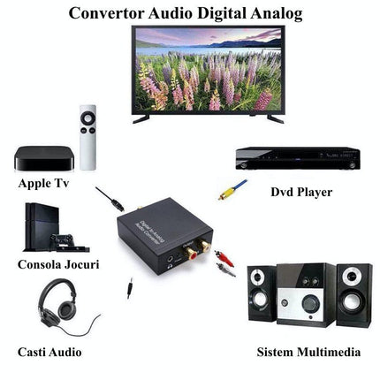 Convertor Audio Digital Analog + Jack
