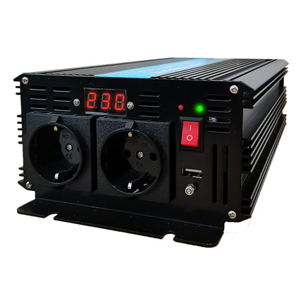 Convertor de la 12V la 230V 1500W unda sinusoidala pura - TED000385