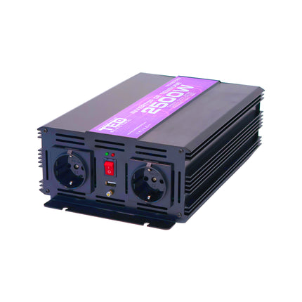 Convertor de la 12V la 230V 2500W unda sinusoidala modificata - TED007063