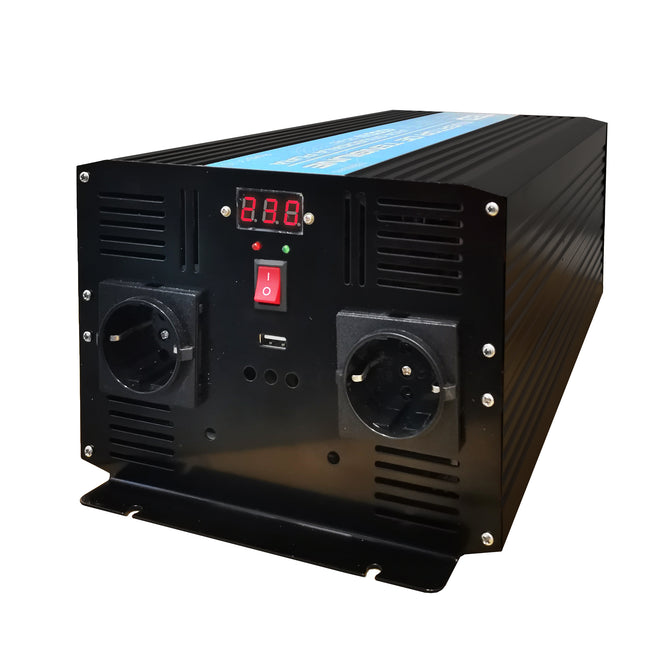Convertor de la 12V la 230V 4000W unda sinusoidala pura - TED000415