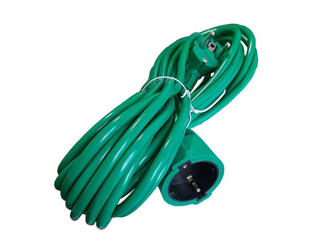 Cablu prelungitor 3x1.5mm cu cupla 10m Alien verde