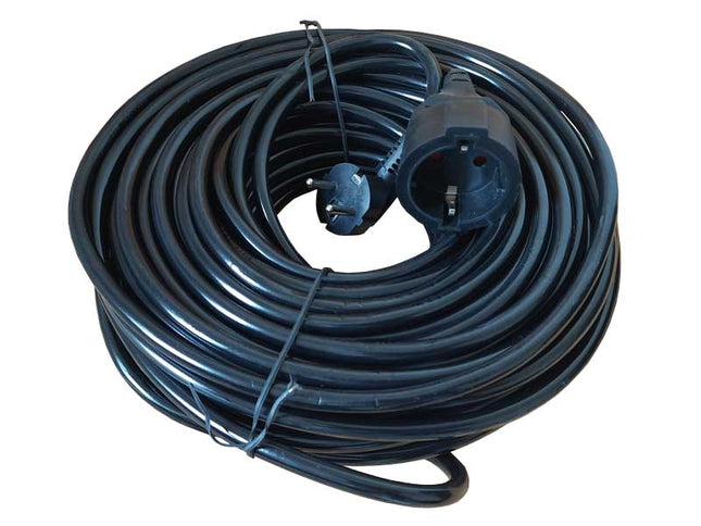 Cablu prelungitor 3x2.5mm cu cupla 10m Alien negru