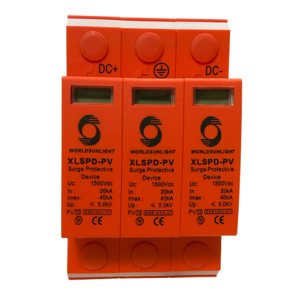 Descarcator supratensiune DC 3P 1500V pentru panouri fotovoltaice