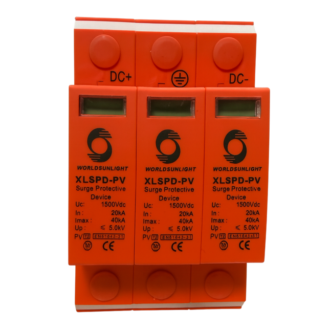 Descarcator supratensiune DC 3P 1500V pentru panouri fotovoltaice