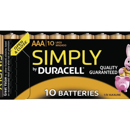 Set 10 baterii R3 Duracell Simply