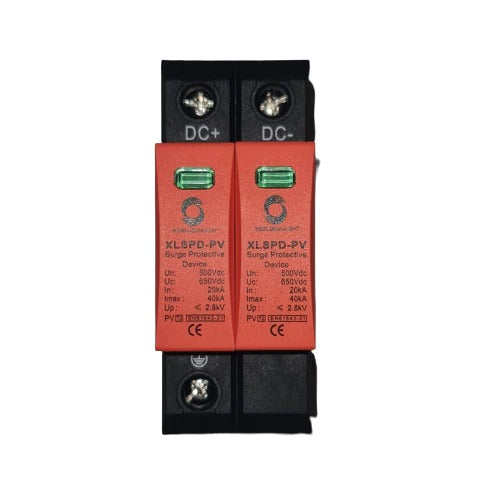 Siguranta descarcator supratensiune 500V DC SPD 2P pentru panouri fotovoltaice
