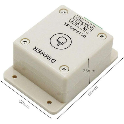 Controler monocrom banda led touch - 12V 24V 8A