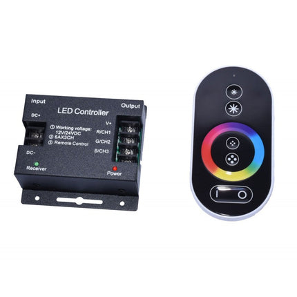 Controler tactil telecomanda banda RGB dimabil 12V 24V