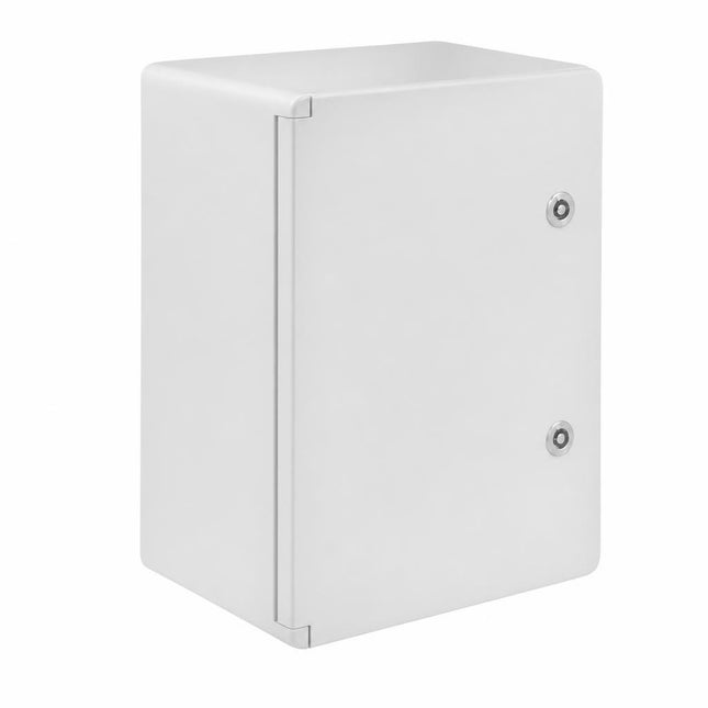 Dulap ABS 400x500x180 cu usa mata si contrapanou metalic