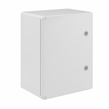 Dulap ABS 500x600x230 cu usa mata si contrapanou metalic