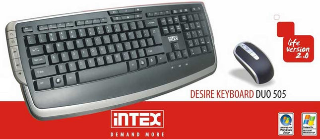 Set tastatura+mouse DUO 505 Intex