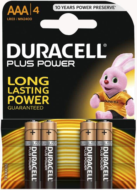 Set 4 baterii R3 Duracell Plus Power