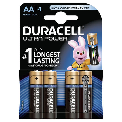 Set 4 baterii R6 Duracell Ultra Power