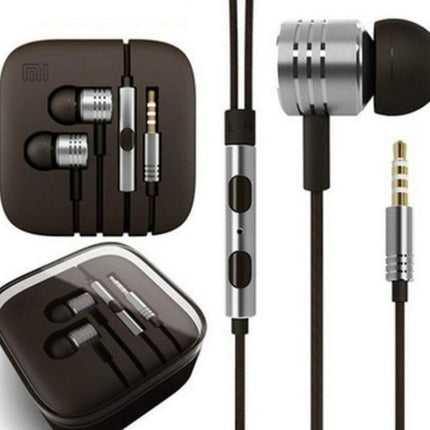Casti ureche jack 3.5 cu microfon metal