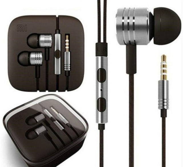 Casti ureche jack 3.5 cu microfon metal