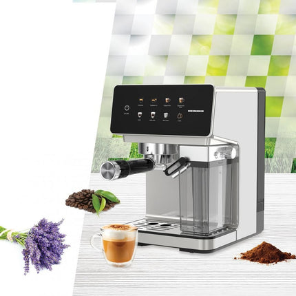 Espressor automat Heinner CreamyBlend HEM-LK20DMLK, 20 bar, 1350 W, rezervor lapte 0.5 L, display tactil - imagine 8
