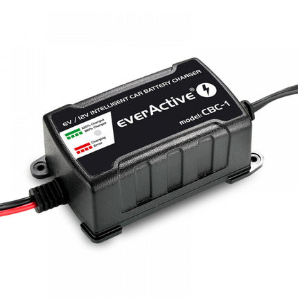 Incarcator Intelegent Pentru Acumulatori 6V sau 12V Putere Incarcare 1A sau 1.2A, EverActive CBC-1