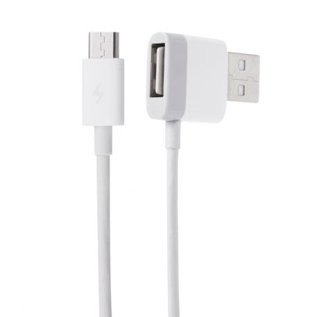 Cablu microusb cu port USB mama incorporat