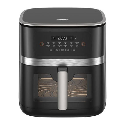 Friteuza cu aer cald Heinner EffectHeat Fusion HAF-C7DH20BK, 7 L, 2000 W, incalzire dubla, 12 programe - imagine 2