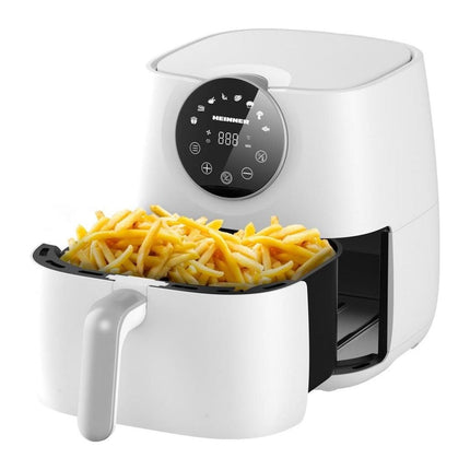 Friteuza cu aer cald Heinner SmartFry HAF-B6WH1700, 5.7 L, 1700 W, display tactil, 8 programe, alb - imagine 2