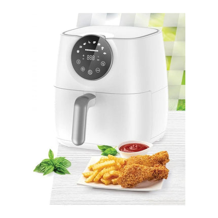 Friteuza cu aer cald Heinner SmartFry HAF-B6WH1700, 5.7 L, 1700 W, display tactil, 8 programe, alb - imagine 4