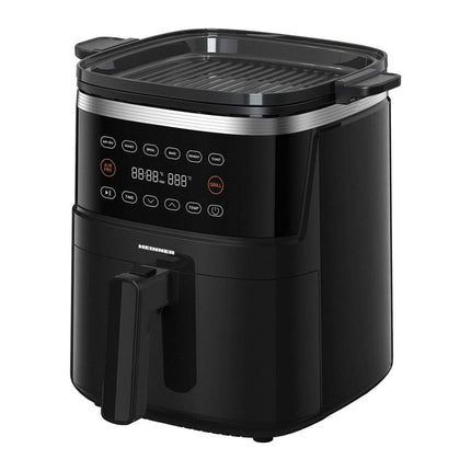 Friteuza cu aer cald si grill Heinner VastCook HAFG-B5BK2600, 5 L, 2600 W, 2 in 1 - imagine 2