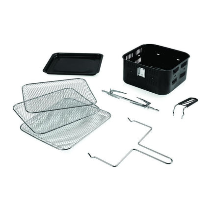 Friteuza cu aer cald tip cuptor Heinner HAF-B2000FB, 11 L, 2000 W, rotisor, 8 programe - imagine 4
