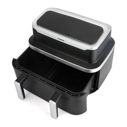 Friteuza dubla cu aer cald Heinner HAF-DDB9BK26, 9 L (2 x 4.5 L), 2600 W, 10 programe, negru - imagine 4