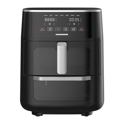 Friteuza dubla cu aer cald Heinner OvenFry Cook HAFO-M11BK1700, 11 L (6 L + 5 L), 1850 W