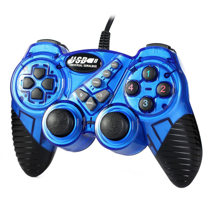 Gamepad cu USB DoubleShock Blue, TED