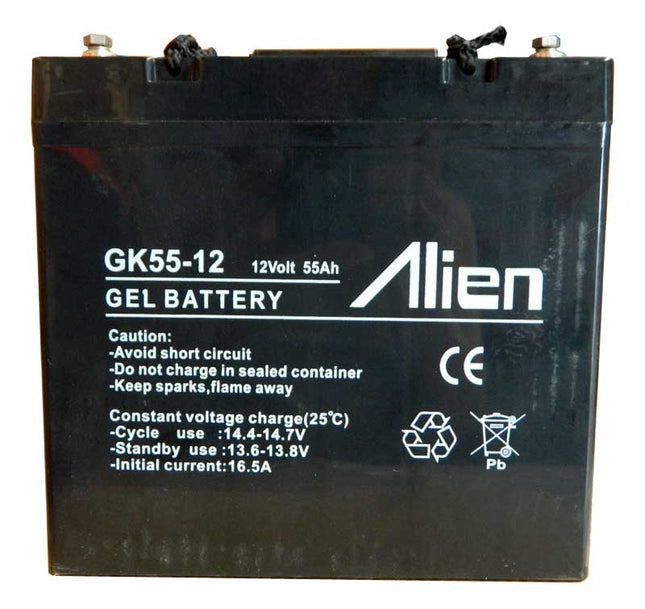 Acumulator gel 12V 55A Alien