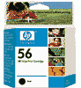 Cartus original negru HP 56(C6656AE)
