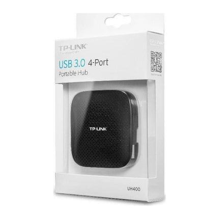 Hub USB 3.0 TP-Link UH400, 4 porturi USB-A, 5 Gbps, negru - imagine 2