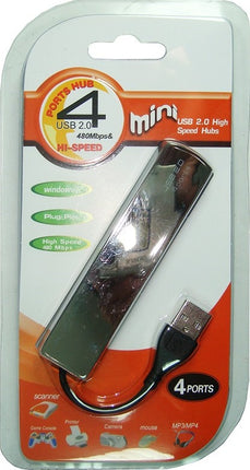 Hub USB spliter HI SPEED cu 4 posturi USB 2.0, TED