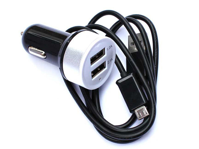 Incarcator micro usb auto 2.1A