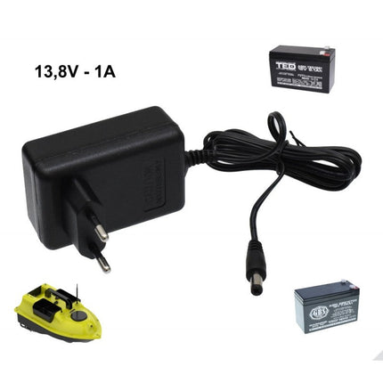 Incarcator acumulator plumb-acid 13,8V 1A mufa 8V DC