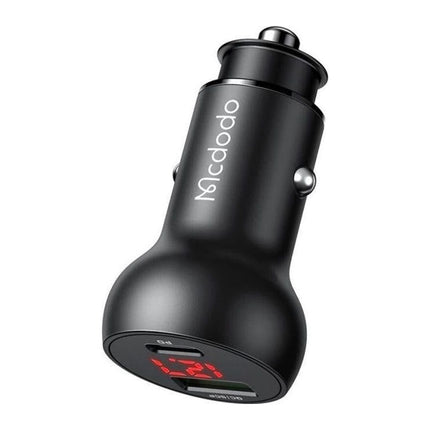 Incarcator auto Mcdodo Mushrooms, 45 W, USB-A + USB-C, Power Delivery, negru - imagine 2