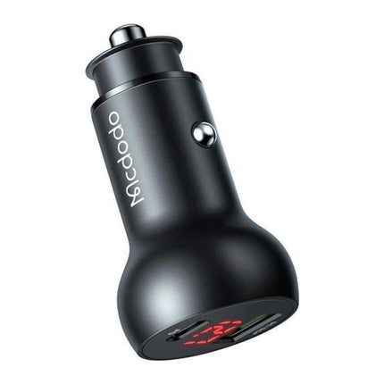 Incarcator auto Mcdodo Mushrooms, 45 W, USB-A + USB-C, Power Delivery, negru - imagine 3