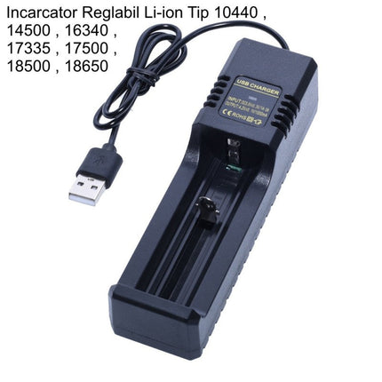 Incarcator acumulator Li-ion 1 port 3,7V 7V USB