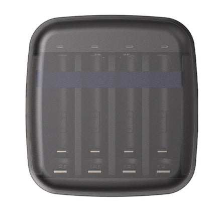 Incarcator Acumulatori Litiu-Ion Ni-Mh Ni-Cd cu 4 Canale de Incarcare Individuala si Functie de PowerBank, Cablu USB TIP-C Inclus, Xtar BC4