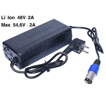 Incarcator acumulator Li-ion 48V 2A XLR