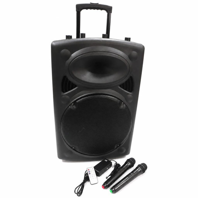 Incinta acustica 15inch ABS MP3+2microfoane