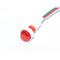 Indicator martor culoare rosu fir 12V