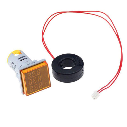 Indicator digital panou 3in1 culoare galben AC