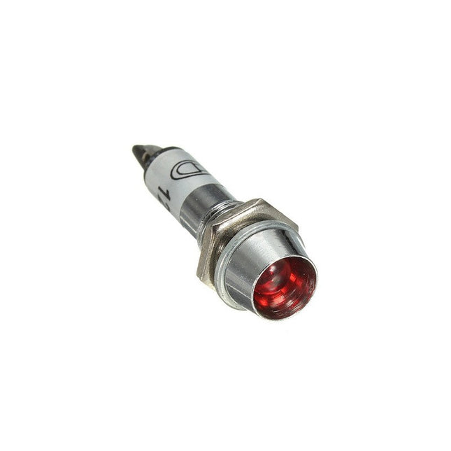 Indicator martor metalic culoare rosu 220V - Aparataj electric