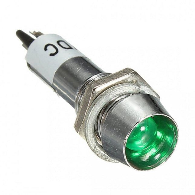 Indicator martor metalic culoare verde 220V - Aparataj electric