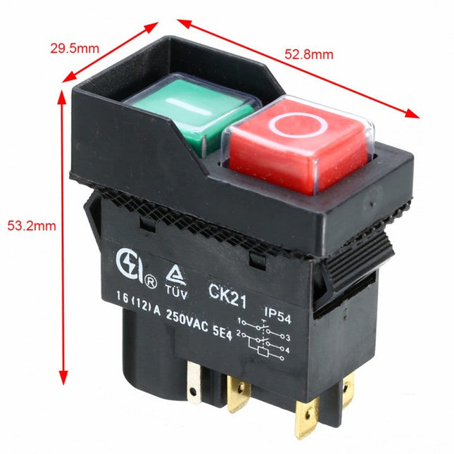 Intrerupator 220v PROTECTIE 15A pentru - Aparataj electric