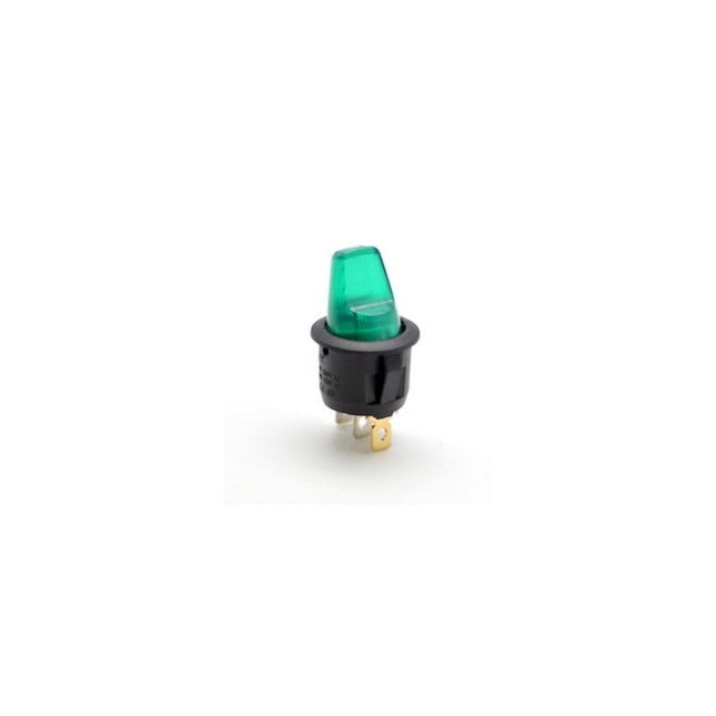Intrerupator basculant led verde pentru protectie - Aparataj electric